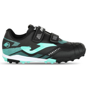 Сороконожки детские Joma POWERFULL POJS2501TFV размер 26-37 черный-бирюзовый