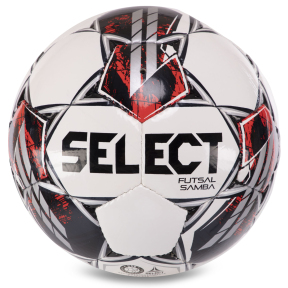 М'яч для футзалу SELECT FUTSAL SAMBA FIFA BASIC Z-SAMBA-WGR №4 білий-сірий