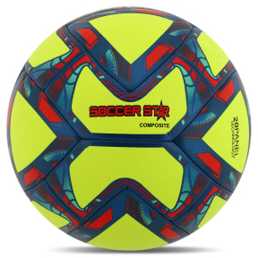 М'яч футбольний HIBRED SOCCER STAR FB-6039 №5 PU кольори в асортименті