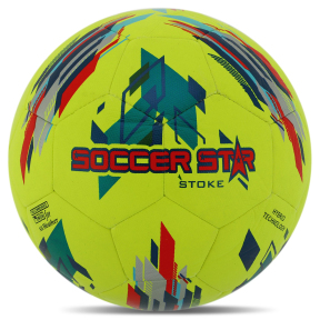 Мяч футбольный HIBRED SOCCER STAR STOKE FB-6035 №5 PU желтый