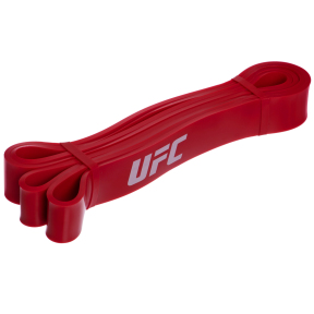 Резина петля для подтягиваний и тренировок лента силовая UFC POWER BANDS UHA-69167 MEDIUM красный