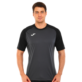 Футболка мужская Joma ACADEMY IV 102218-151 4XS-2XL серый-черный