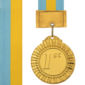 Медаль спортивная с лентой SP-Sport FLASH C-2514 золото, серебро, бронза
