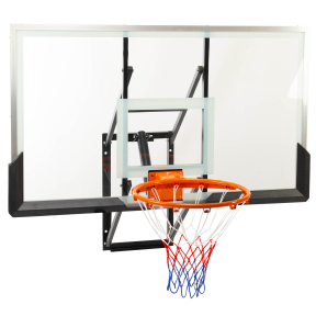 Щит баскетбольний з кільцем сіткою та механізмом регулювання висоти SP-Sport NEO S030X розмір 136x80см кільце ø45см