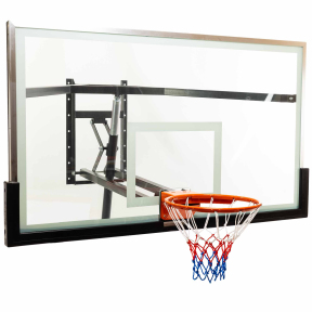 Щит баскетбольний з кільцем сіткою та механізмом регулювання висоти SP-Sport NEO S040Y розмір 180x105см, кільце ø45см