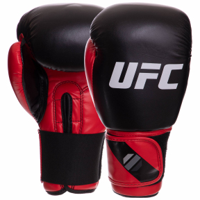 Боксерські рукавиці UFC PRO Compact UHK-69999 L червоний-чорний
