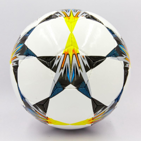 М'яч для футзалу LIGA CHAMPIONS FINAL SL-1539 №4 білий-чорний