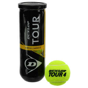 Мячи для большого тенниса DUNLOP TOUR BRILLIANCE DL601326 3шт салатовый