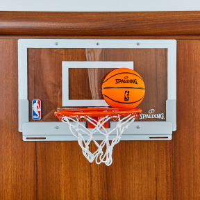 Щит баскетбольний з кільцем і сіткою SPALDING NBA Arena Slam 180 56103CN
