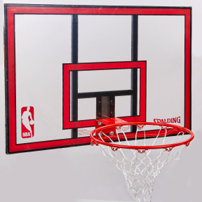 Щит баскетбольний з кільцем і сіткою SPALDING NBA COMBO 79351CN