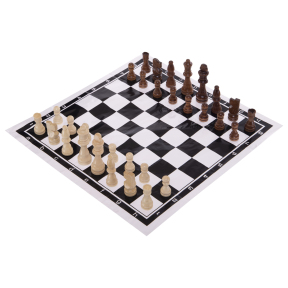 Шахматные фигуры с полотном SP-Sport IG-4930 (3105) короля-9 см дерево