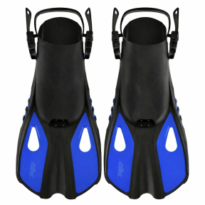 Ласты для тренировок в бассейне короткие с открытой пяткой CIMA PL-7646 размер 32-47 цвета в ассортименте