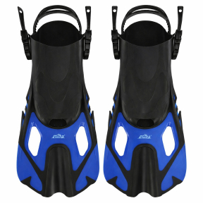 Ласты для тренировок в бассейне короткие с открытой пяткой CIMA PL-7647 размер 32-47 цвета в ассортименте