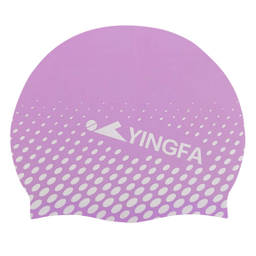 Шапочка для плавания силиконовая для взрослых YINGFA C0091 цвета в ассортименте