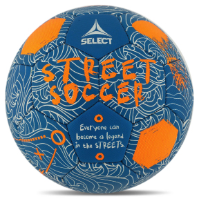 М'яч футбольний SELECT STREET SOCCER V24 STREET-BO №4,5 синій-помаранчевий