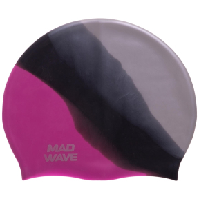 Шапочка для плавания силиконовая увеличенного объема MadWave MULTI BIG M053111 цвета в ассортименте