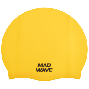 Шапочка для плавання силіконова збільшеного об'єму MadWave Intensive Big M053112 кольори в асортименті