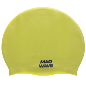 Шапочка для плавания силиконовая для взрослых MadWave Light BIG M053113 цвета в ассортименте