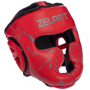 Шлем боксерский детский с полной защитой Zelart BO-0394 S-M цвета в ассортименте