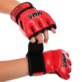 Рукавиці для змішаних єдиноборств MMA Zelart BO-0397 XS-2XL кольори в асортименті