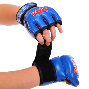 Рукавиці для змішаних єдиноборств MMA Zelart BO-0397 XS-2XL кольори в асортименті