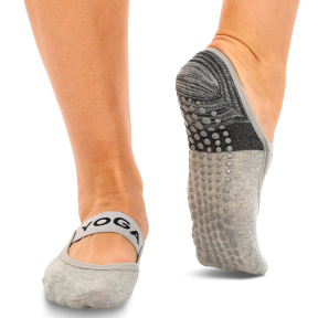 Носки для йоги и пилатеса с закрытыми пальцами нескользящие SP-Sport TA-4908 размер 36-41 цвета в ассортименте