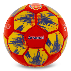 М'яч футбольний BALLONSTAR ARSENAL FB-0047-800 №5 PU червоний-синій