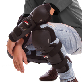 Комплект захисту PRO BIKER HX-P01 (коліно, гомілка, передпліччя, лікоть) чорний