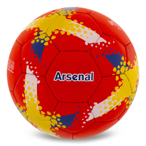 Мяч футбольный BALLONSTAR ARSENAL FB-0047-835 №5 PU красный Мяч футбольный BALLONSTAR ARSENAL FB-0047-835 №5 PU красный