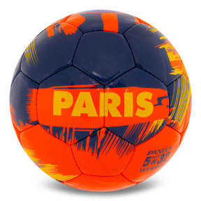 Мяч футбольный BALLONSTAR PARIS SAINT-GERMAIN CRYSTAL FB-6719 №5 PU красный-черный