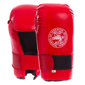 Накладки (перчатки) для тхэквондо ITF MATSA MA-4767-R-XL красный