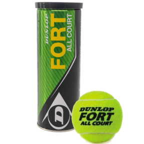 Мячи для большого тенниса DUNLOP FORT 601234 3шт салатовый