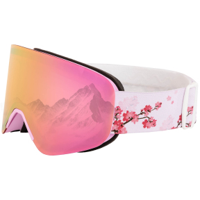 Окуляри гірськолижні зі знімною магнітною лінзою SP-Sport BC-5813 рожевий
