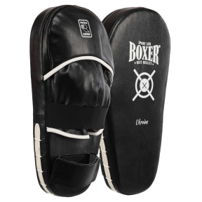 Лапа боксерская прямая тренировочная удлиненная Кожвинил BOXER NEW 2009-N 40х21х4,5см 2штуки цвета в ассортименте