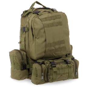 Рюкзак тактический штурмовой трехдневный RECORD TY-7100 размер 52x31x28см 45л цвета в ассортименте