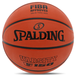 М'яч баскетбольний гумовий SPALDING TF-150 VARSITY 84421Y6 №6 помаранчевий