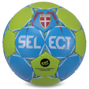 Мяч для гандбола SELECT HB-3657-0 №0 PVC синий-зеленый