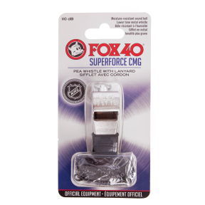 Свисток суддівський металевий SUPER FORCE CMG FOX40-9122-1408 срібний