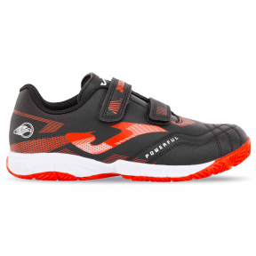 Футзалки обувь для мини-футбола детская Joma POWERFULL POJW2501INV размер 29-34 черный-красный
