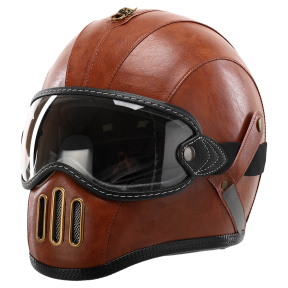 Мотошлем интеграл (full face) AMEFOX MT-3228 M-L коричневый
