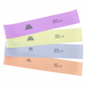 Набор резинок для упражнений ленты сопротивлений LOOP BANDS SP-Sport FI-9171 4шт цвета в ассортименте