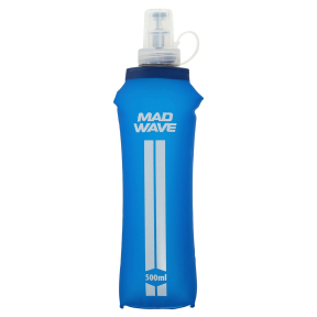 Пляшка для води м'яка складна портативна MadWave M1393061 500мл кольори в асортименті