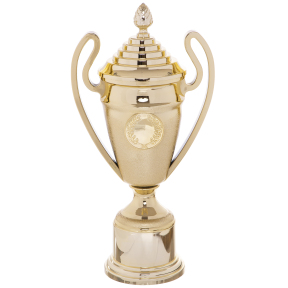 Кубок спортивний з ручками і кришкою SP-Sport FAVOURITE HB4002A висота 40см золотий