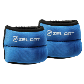 Утяжелители-браслеты для рук Zelart FI-6221-2 2x1кг цвета в ассортименте