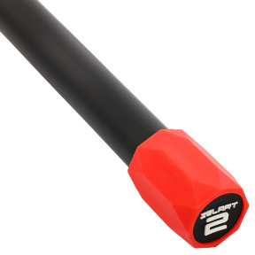 Бодібар Body Bar Zelart FI-4780-2 вага 2кг чорний-червоний
