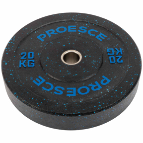 Бамперные диски из структурной резины Bumper Plates Record TA-4782-20 51мм 20кг черный-синий