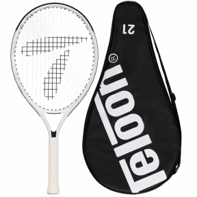 Ракетка для великого тенісу дитяча TELOON 2562-21 5-7років 21" білий-сірий