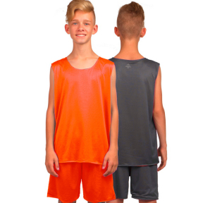 Форма баскетбольна дитяча двостороння сітка майка та шорти LIDONG Stalker LD-8300T S-L кольори в асортименті