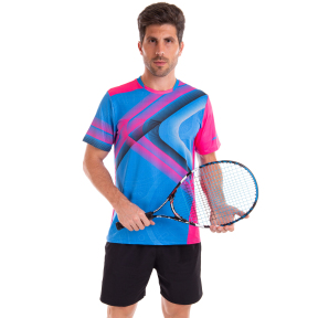 Комплект одежды для тенниса мужской футболка и шорты Lingo LD-1837A M-4XL цвета в ассортименте