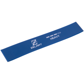 Резинка для вправ стрічка опору LOOP BANDS Zelart FI-2596-H синій